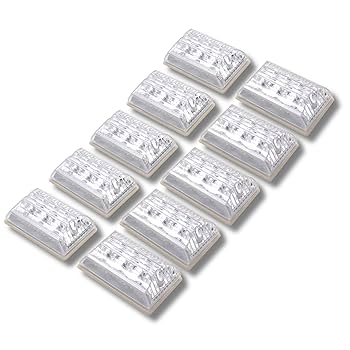 デコトラ デコチャリ角マーカーステー L字20個セット 角マーカーステー 10枚セット 2連 L型 丸棒巻き ウロコ