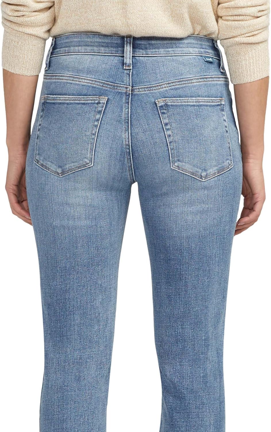 Jag Jeans Womens Ruby Mid Rise Straight Leg Jeans - Image 3