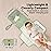 KeaBabies Portable Diaper Changing Pad - Large Waterproof Baby Changing Mat, Compact Travel Diaper Clutch, Functional Pockets Fit Newborn Essentials, Wipeable & Padded Baby Changer (Acacia)