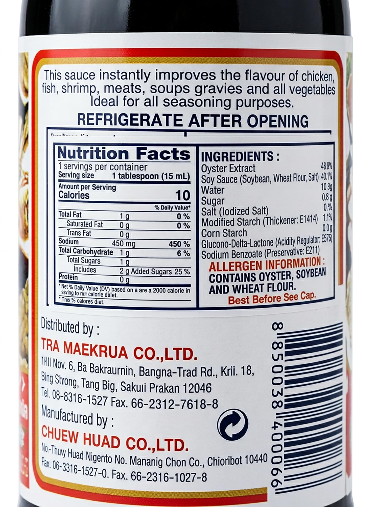 Maekrua - Salsa de ostras - 150 ml