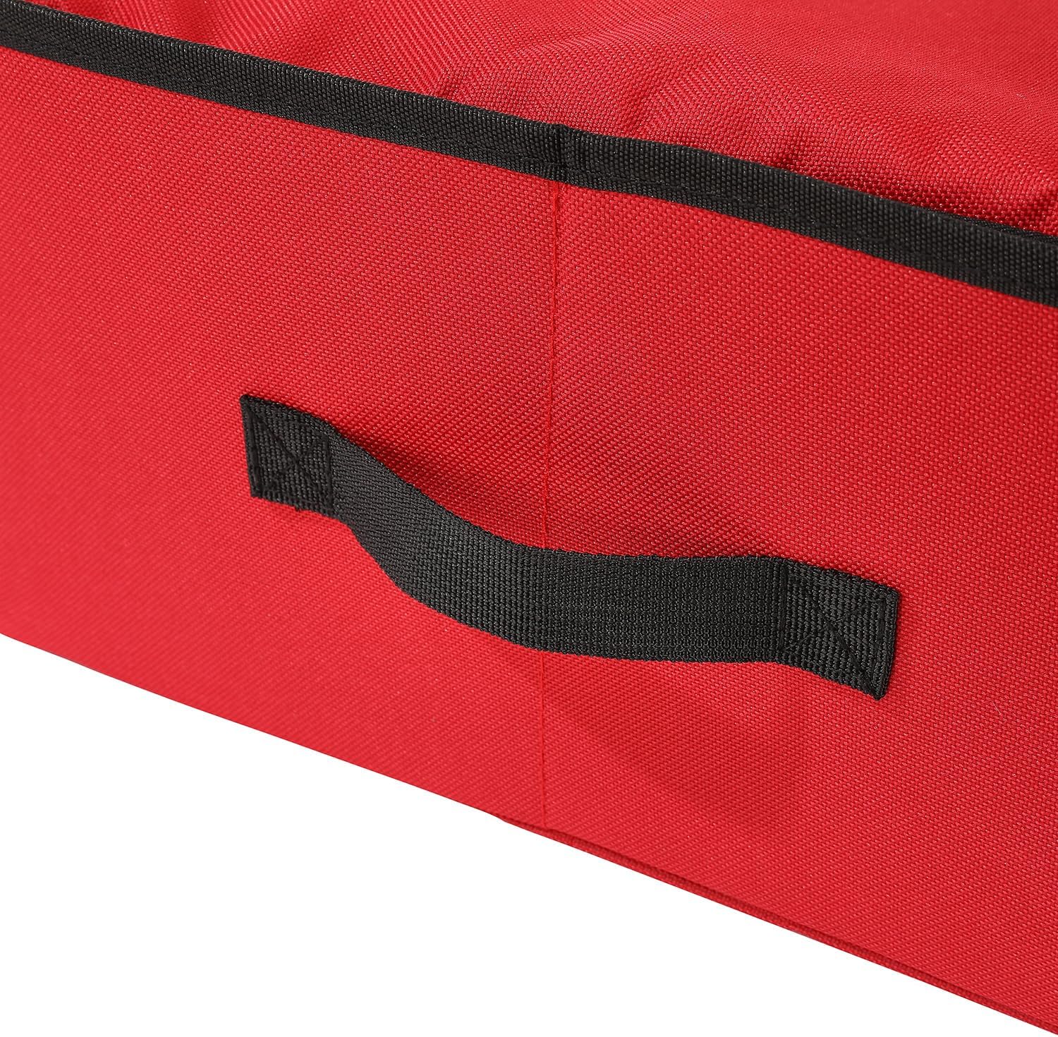 Sattiyrch Christmas Ornament Storage Box,Box Contributes Slots for 96 Holiday Ornaments 3-Inch Underbed Storage - Image 4