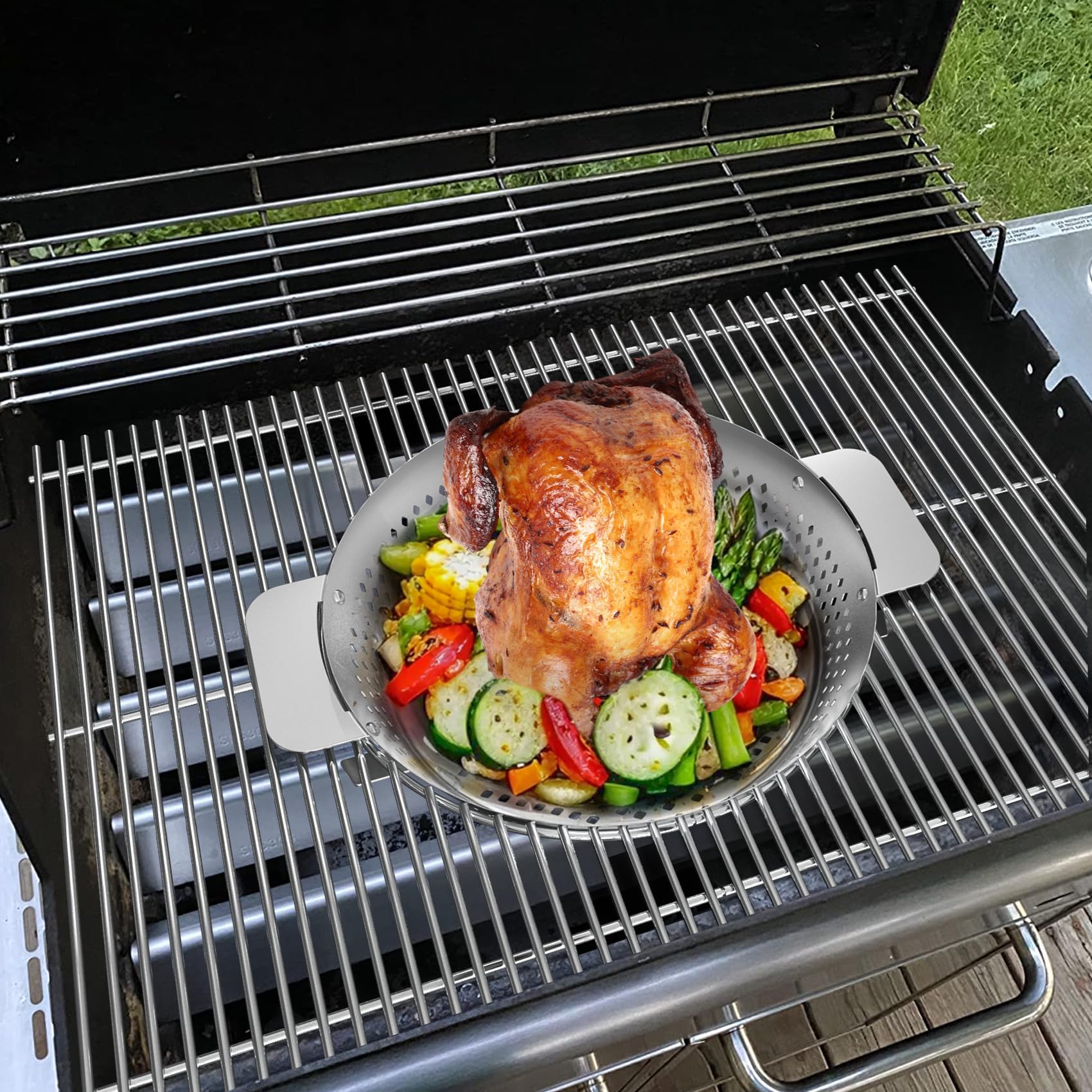 onlyfire Ruszty do grilla ze stali nierdzewnej do Weber Gourmet BBQ System Spirit 300 Series