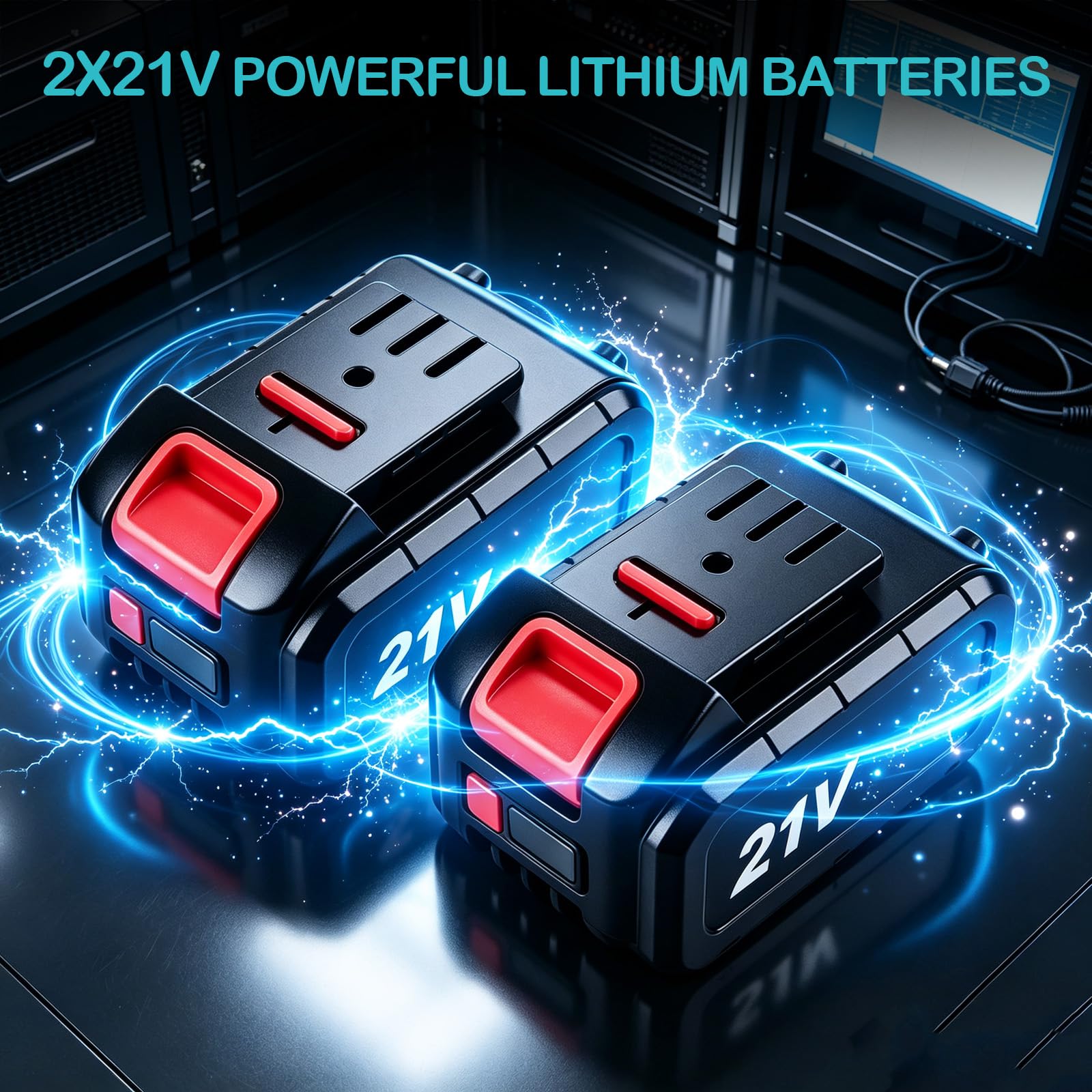 Pinza Crimpatrice Idraulica Ricaricabile,70KN Elettrica Pinza Crimpatrice Idraulica con 2x21V 5.0Ah Batterie e Caricatore, 11 Set di Matrici (16-300 mm²), Crimpatura Continuo per Cavi e Manicotti