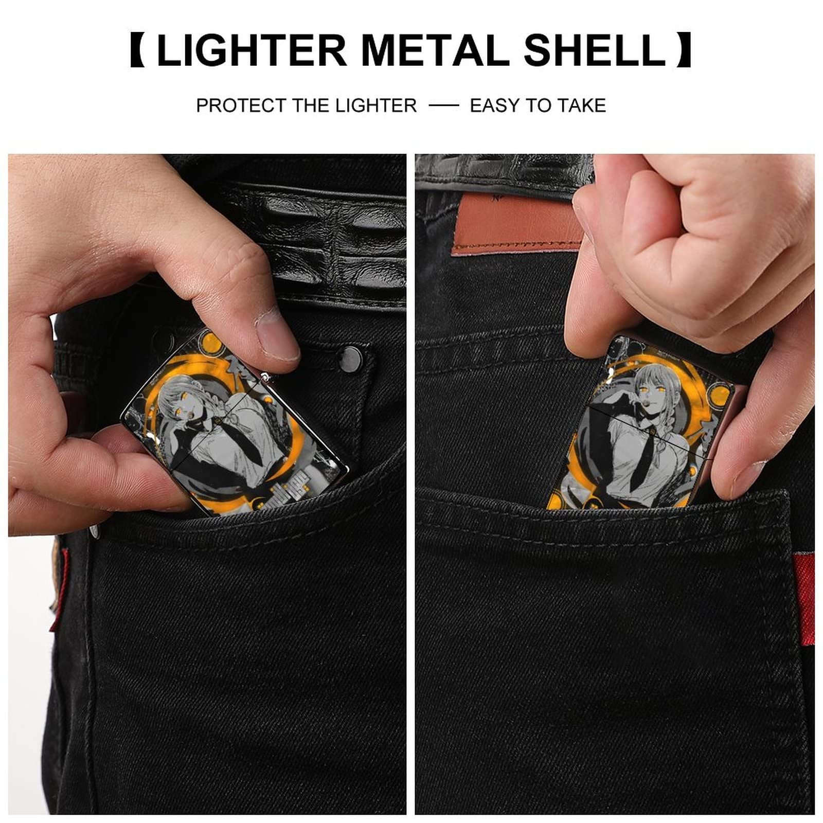 Amazon.co.jp: ジッポライター 外側ケース チェンソーマン