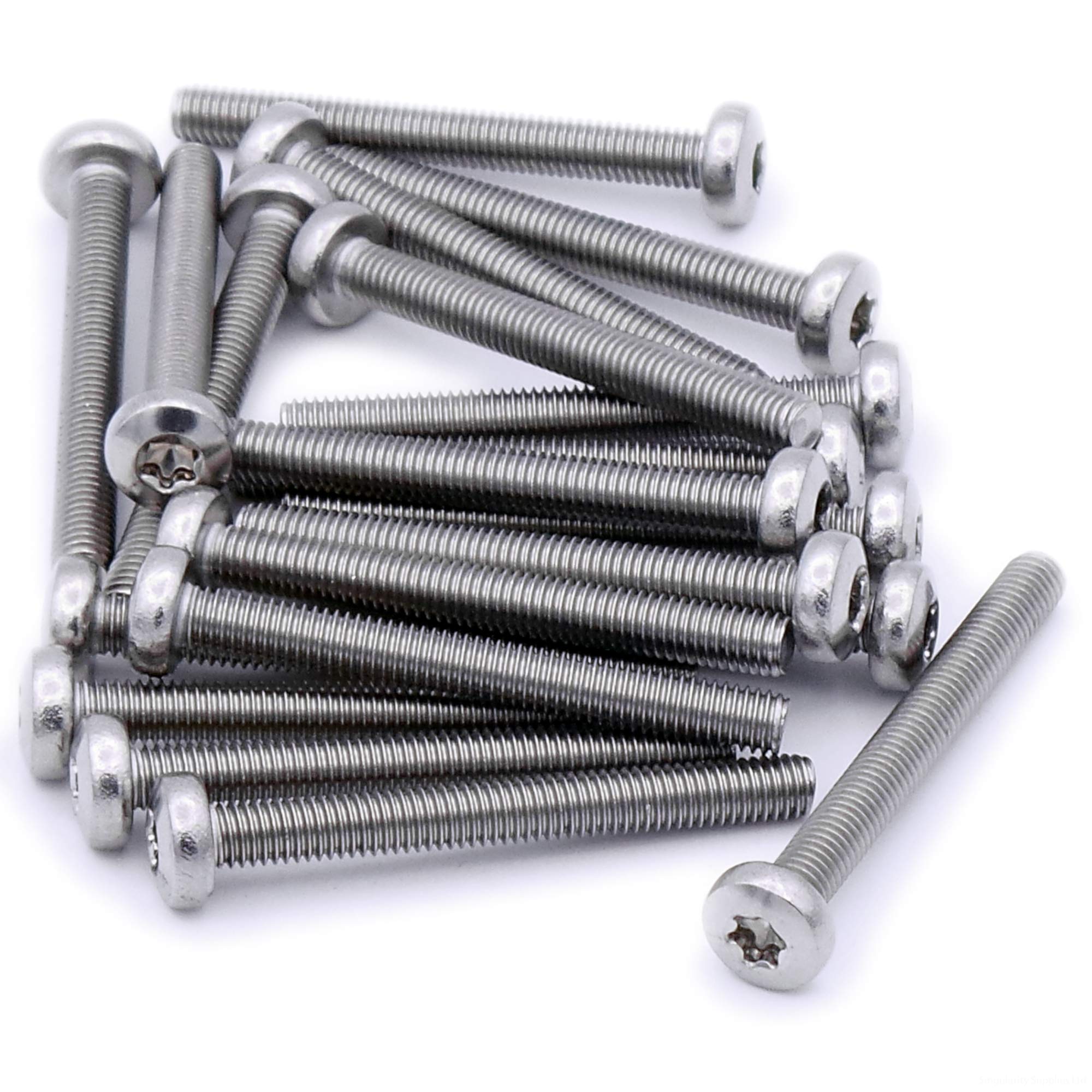 Singularity Supplies M8 (8Mm X 16Mm) Tx Pan Machine Screw (Bolt) - Stainless Steel (A2) (Pack Of 10)