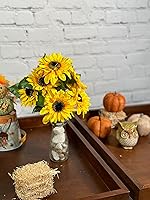 Vista 7 de Admired By Nature Tallo de girasol floración completa, oro