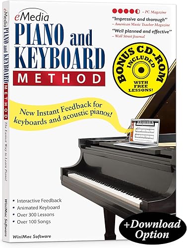 eMedia Piano & Keyboard Method V 3.0 - Tienda Exclusive Edition with 150+ Additional Lessons v3.0