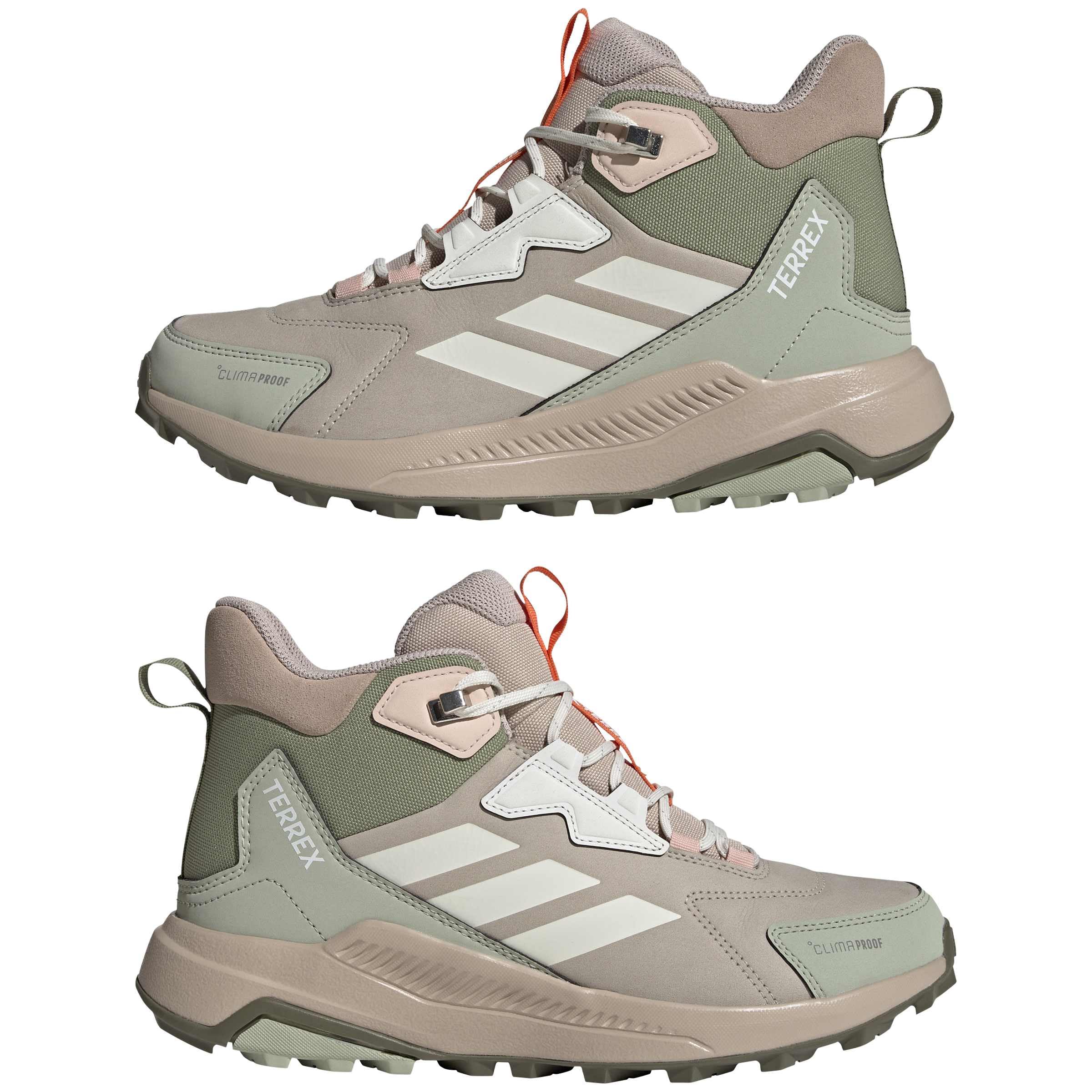 Adidas Donna Terrex Anylander Leather Mid Climaproof Scarpe da Trekking