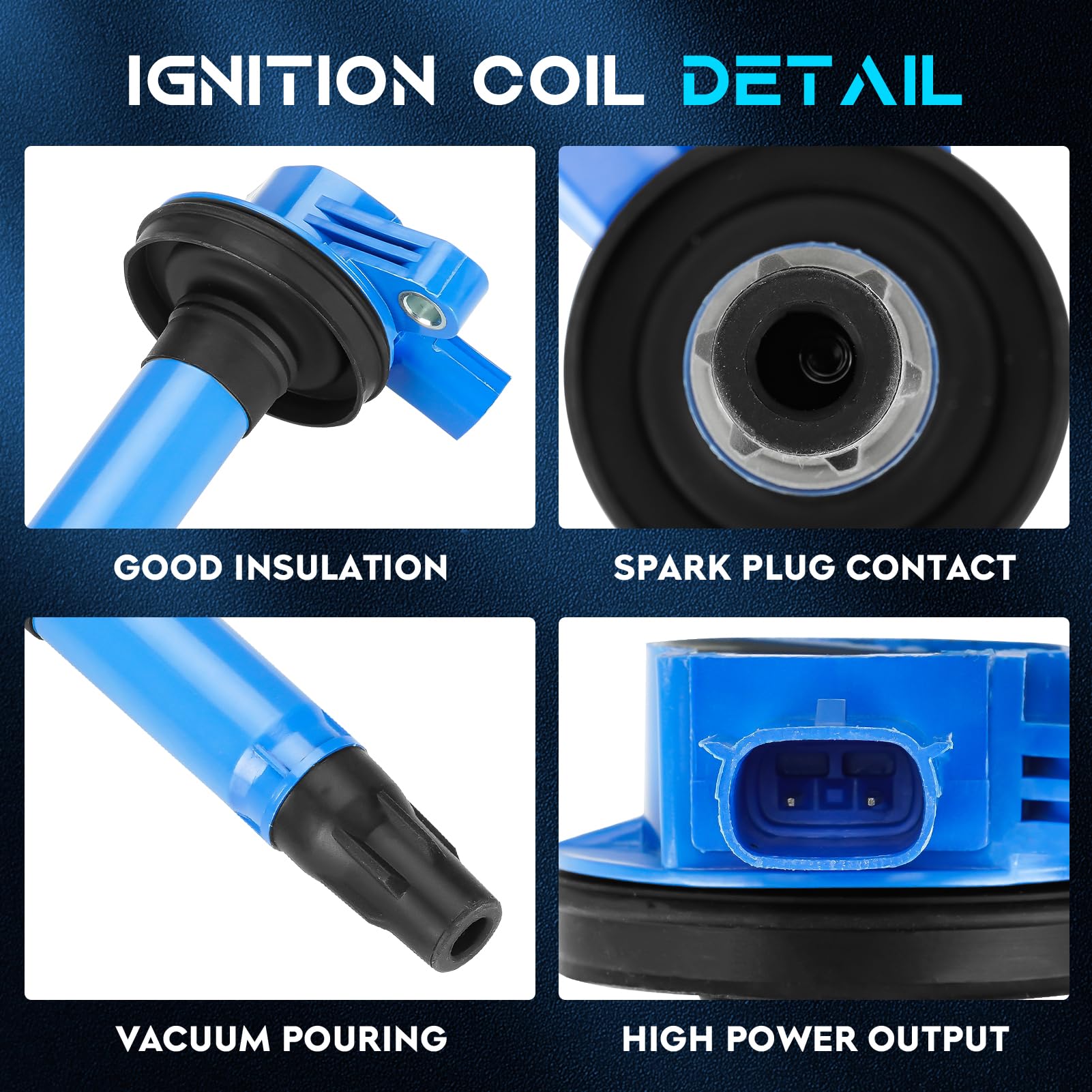 Set Of 6 Ignition Coil Replace For Ford Lincoln Mazda 3.7L 3.5L V6 UF553 DG520 E - Foto 13