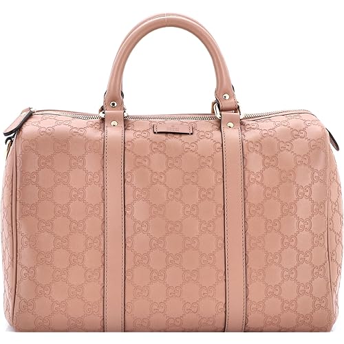 Gucci, Pre-Loved Joy Boston Bag Guccissima Leather Medium, Neutral