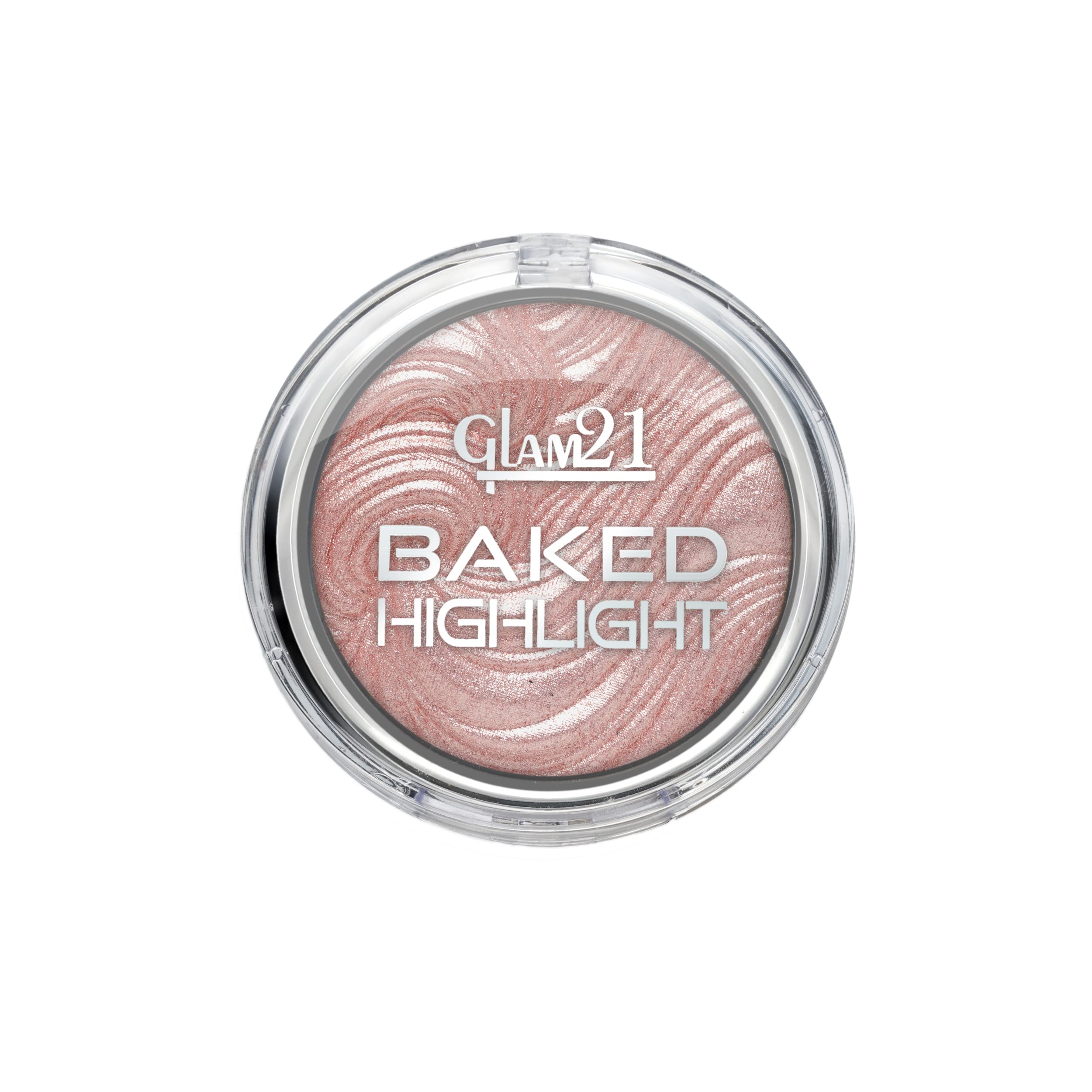 Glam21 Baked Highlighter|Silky Pigments|Mettalic Finish|Long Lasting Shimmer Look|Creamy Texture|Highly Blendable,Long Wear|Suitable for All Skin Type|8gm-01-picture-46