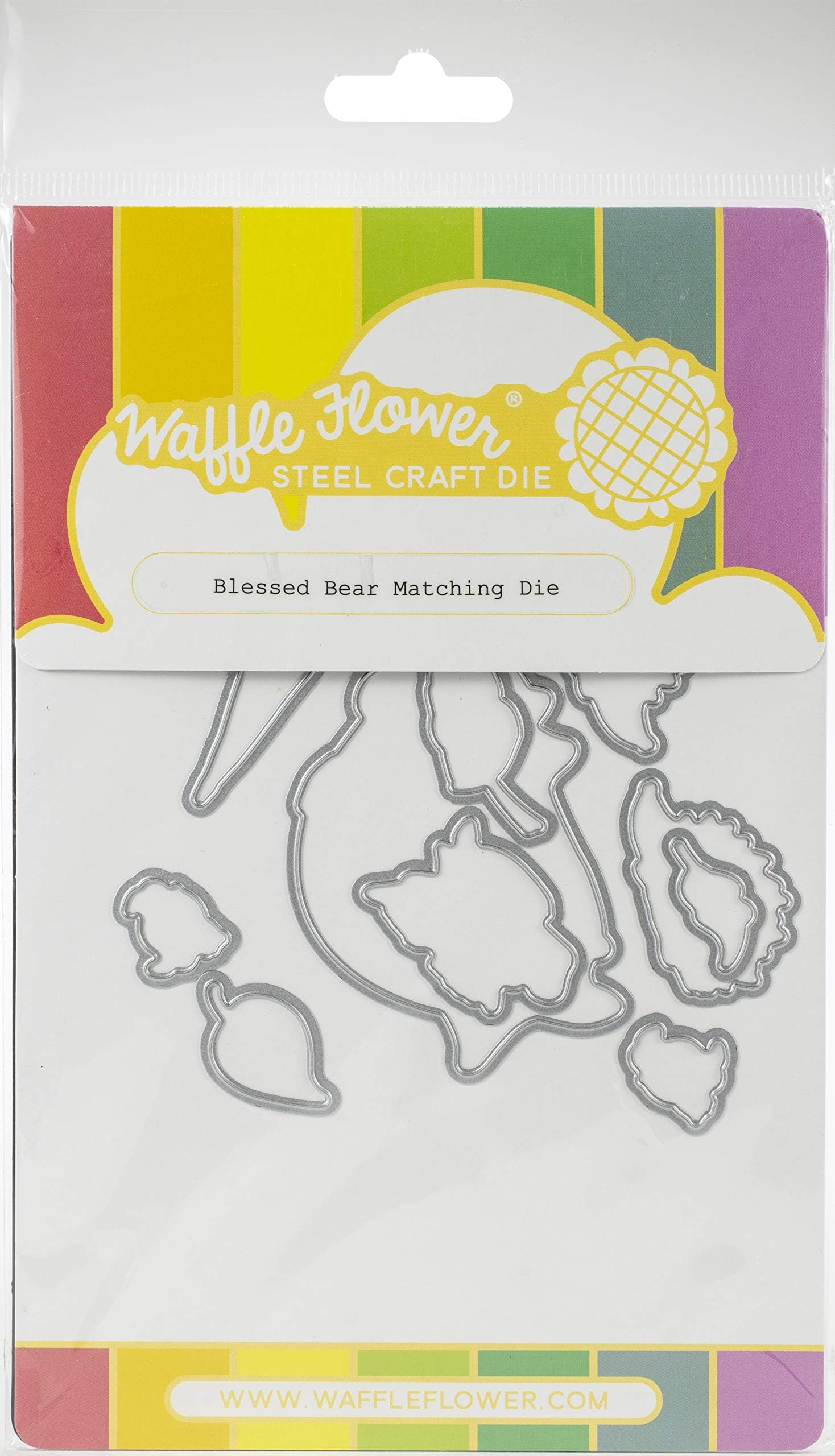 CRAFTS Waffle Flower DIE Bless Bear, One Size