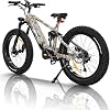 Himiway Cobra Pro 26x4.8 Fat Tire Electric Bike 1000W, 80MI Long Range with Four-Bar Linkage Suspension, 400lb Payload, 25MPH, 10 Speed System