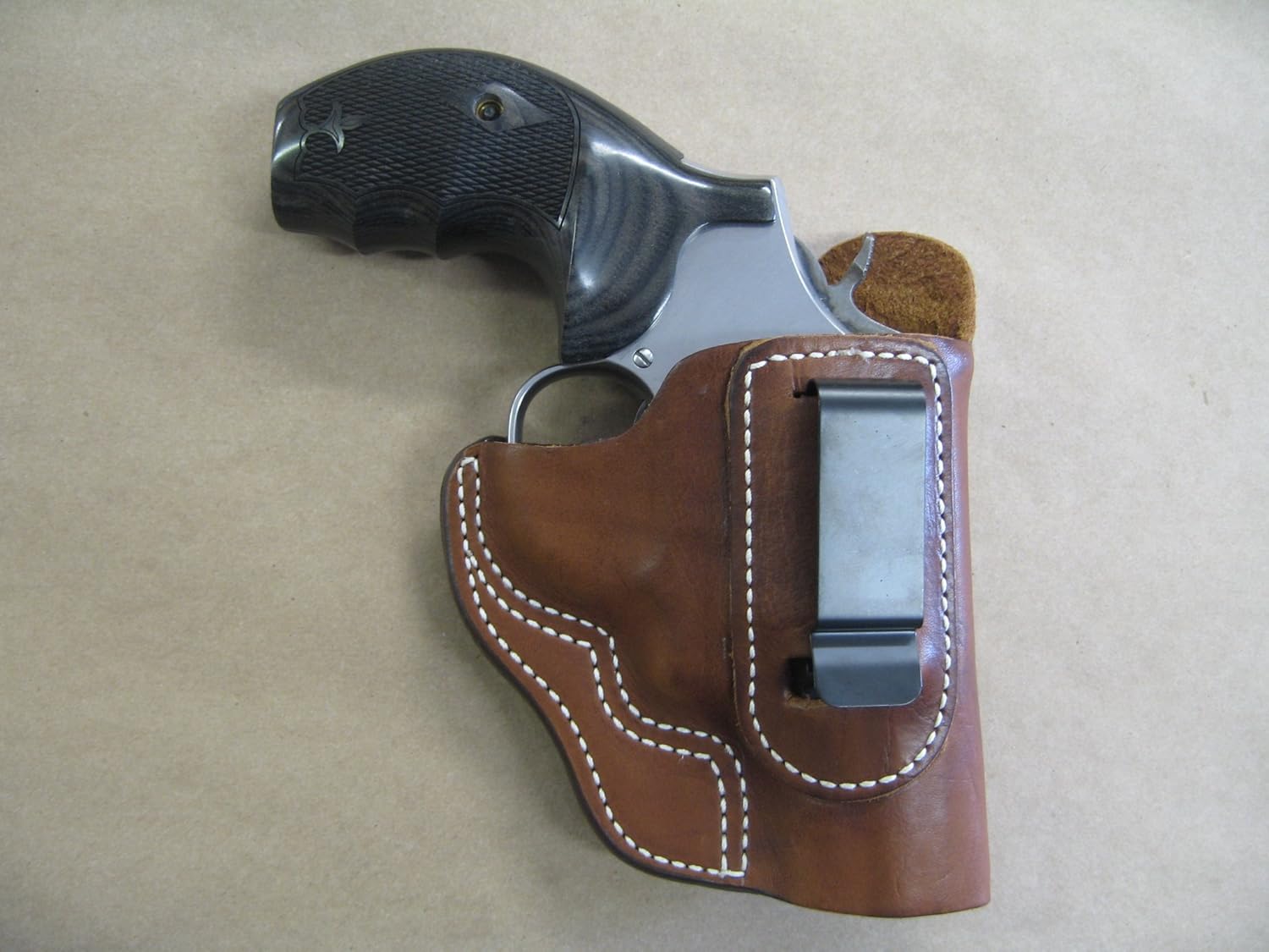 Azula Gun Holsters Rossi 461, 462 Revolver IWB Leather in The Waistband Carry Holster CCW TAN RH