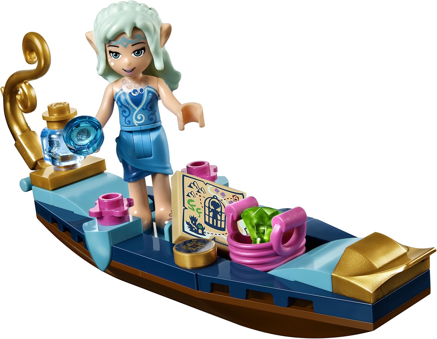 LEGO Elves Naida's Gondola & The Goblin Thief 41181 Building Kit (67 Pieces)
