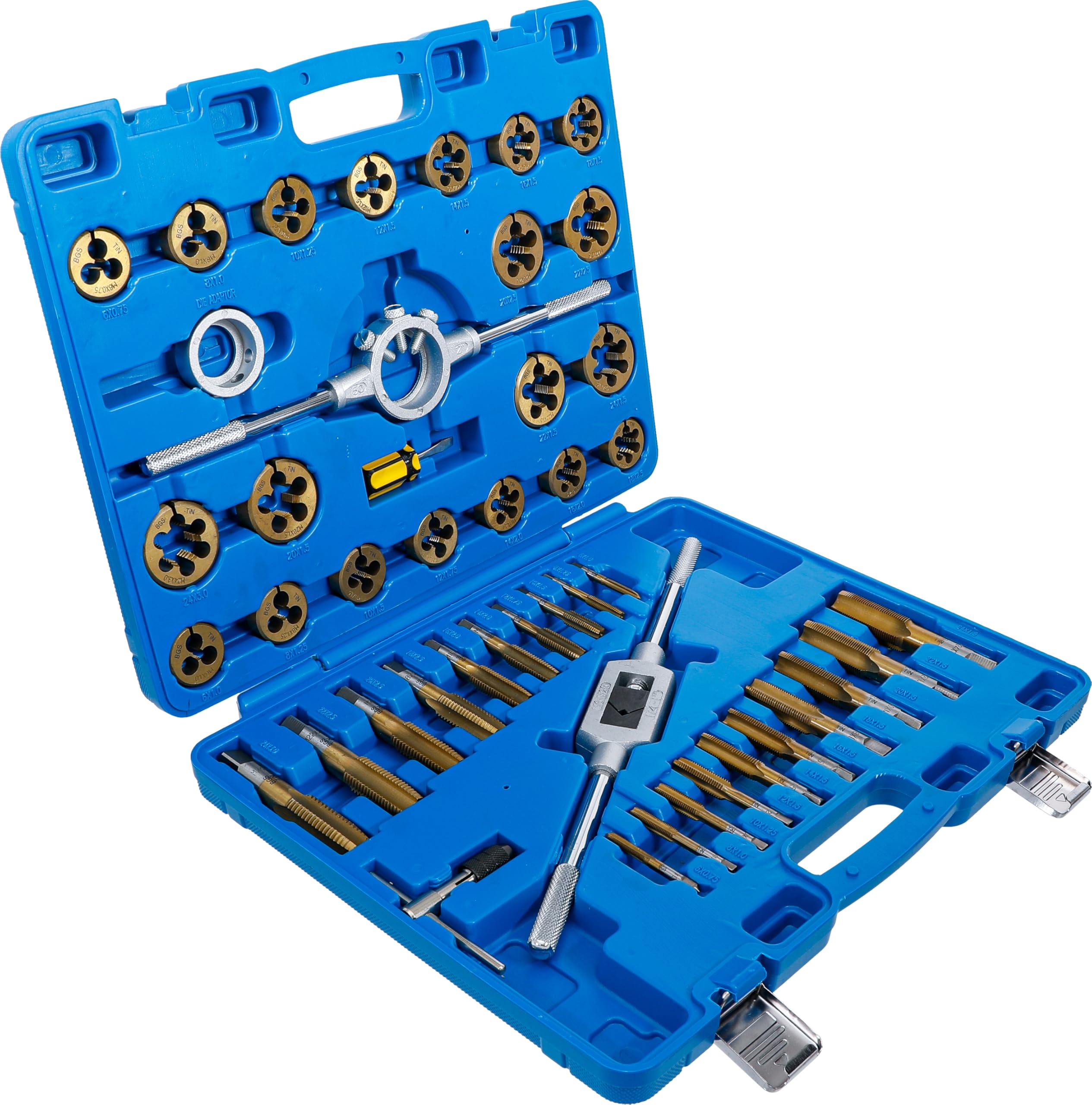 BGS 1899 | Set maschi e filiere | rivestimento in stagno | M6 - M24 | 45 pz.