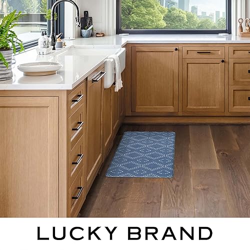 Miniatura 2 de Lucky Brand Alfombrilla de bienestar estampada  Tapete de cocina acolchado cómodo  Fácil de limpiar  Antifatiga y antideslizante  0.472 in San Luis
