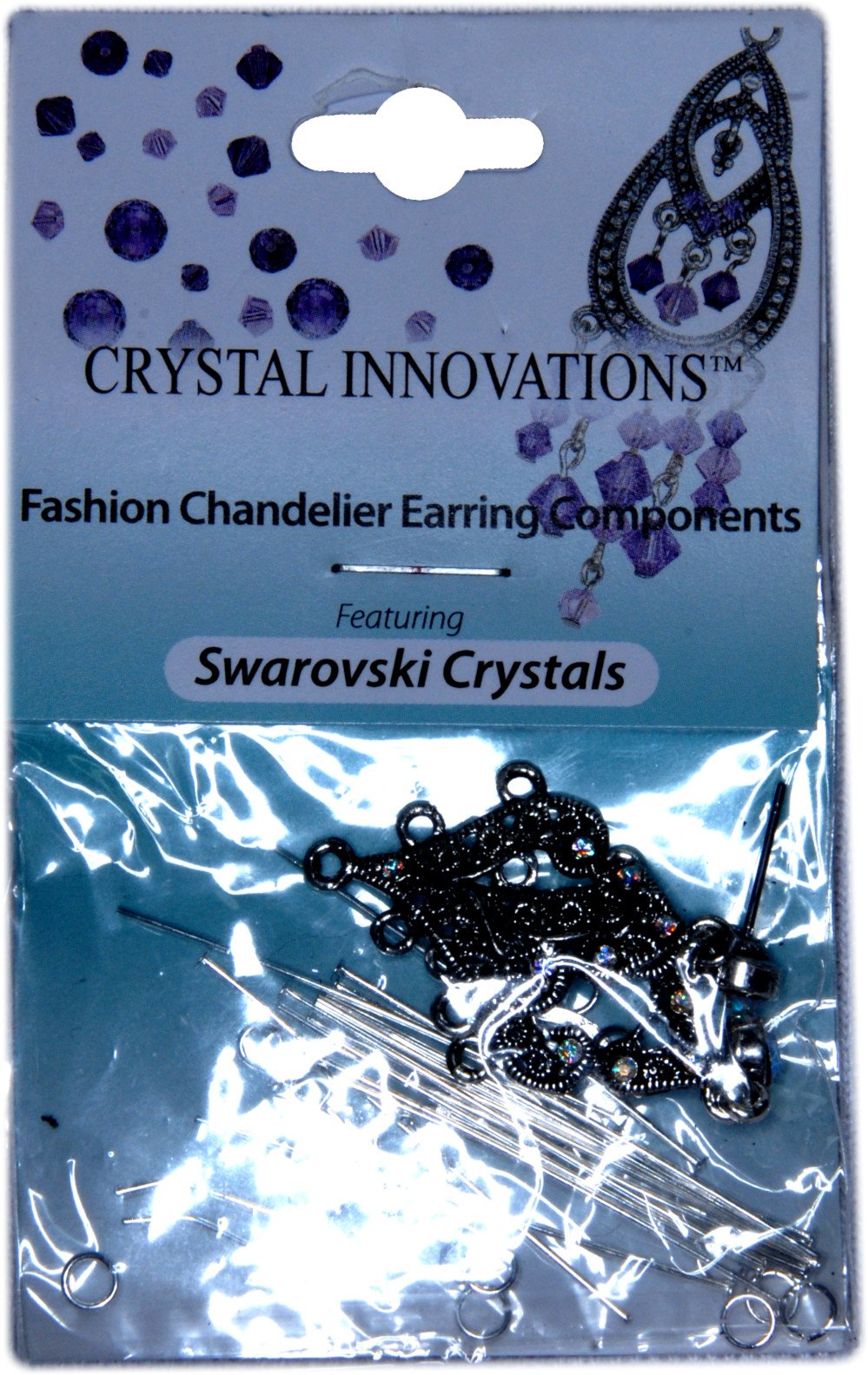 Swarovski Crystal Innovations Fancy Peridot Post Chandelier Earring Kit