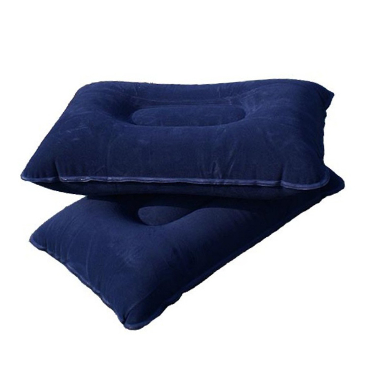 Set Di 4 Cuscini Gonfiabili Da Campeggio - Morbidi Floccati, Per Viaggi, Ufficio E Spiaggia - Foto 4