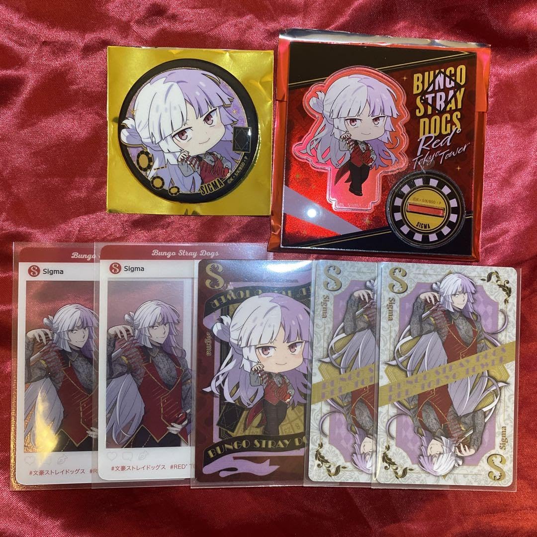 文スト　シグマ　缶バッジ　RED 東京タワー　文豪ストレイドッグス　コラボ アニメ「文豪ストレイドッグス」×RED° TOKYO TOWER トレーディング