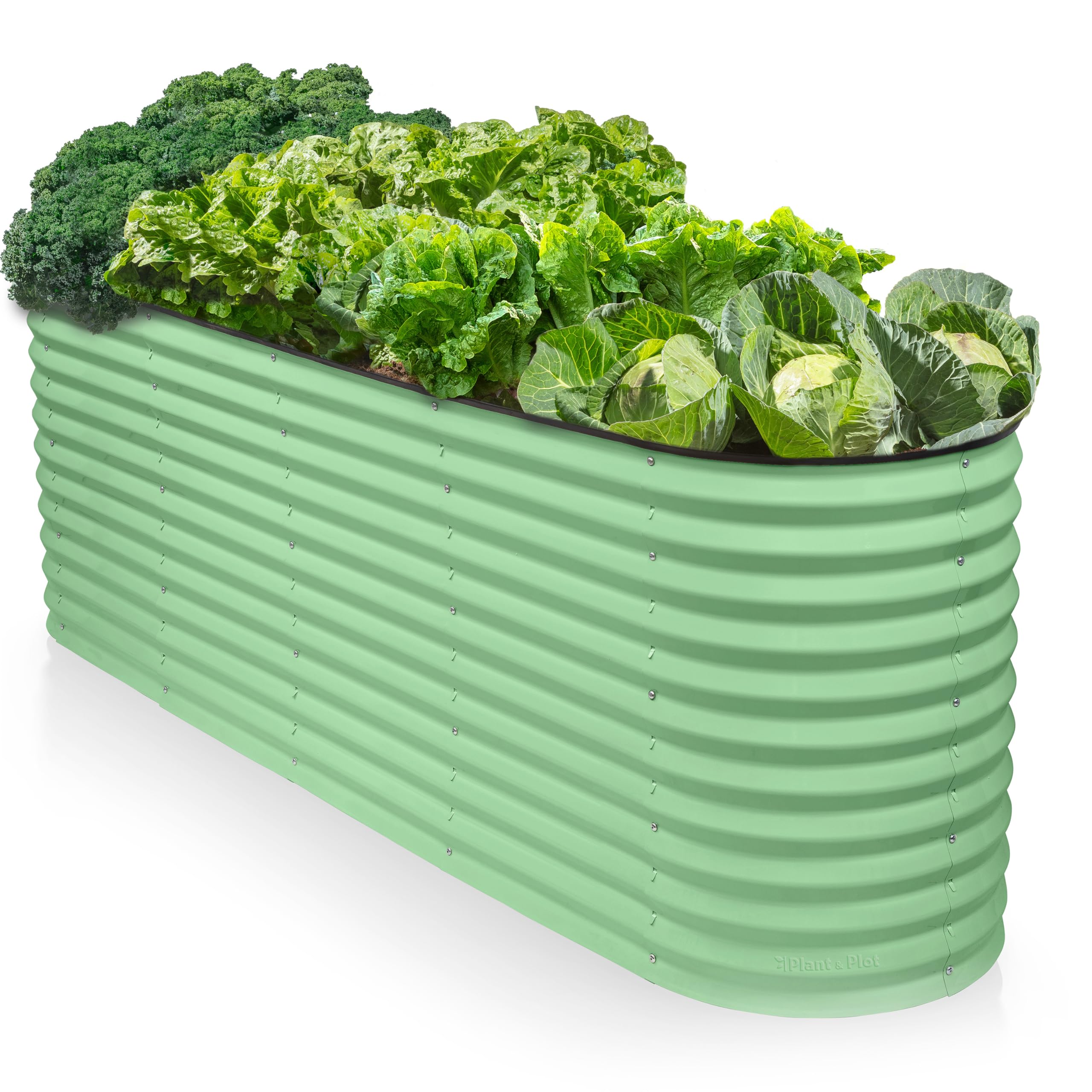 Plant & Plot 8×2×2.5 ft Raised Garden Bed