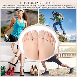 Blulu 24 Pieces Toe Tubes 0.98 Inches Cushion Tube Corn Pads for Toes Sleeves Soft Gel Protectors for Cushions Corns Blisters Calluses 3 Size(Skin Color,Medium,Large)