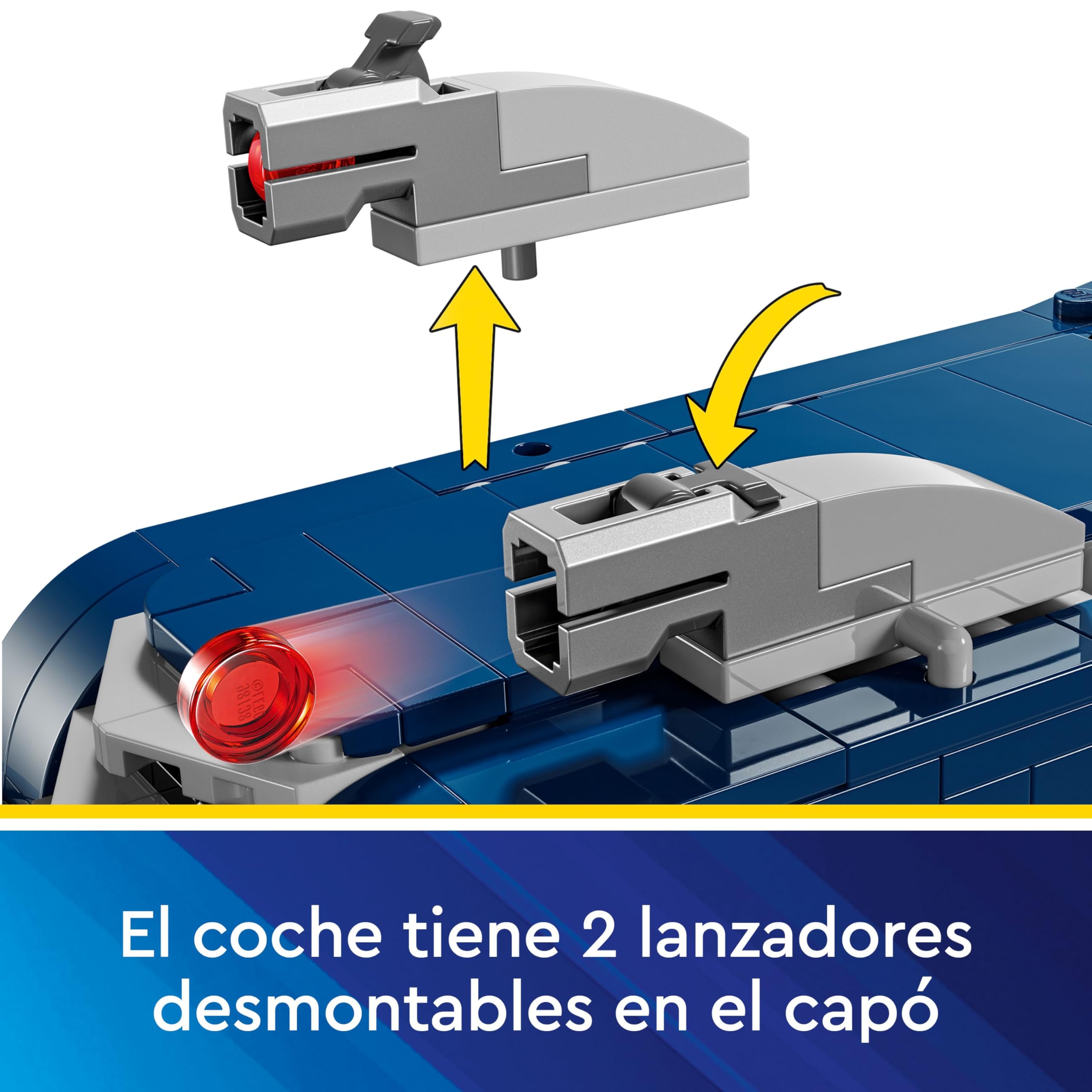 LEGO DC Batman Batman con Batmóvil vs. Harley Quinn y Mr. Freeze, Coche de Juguete de la Serie para Televisión y Minifiguras, Regalo para Niños y Niñas de 8 Años o Más 76274