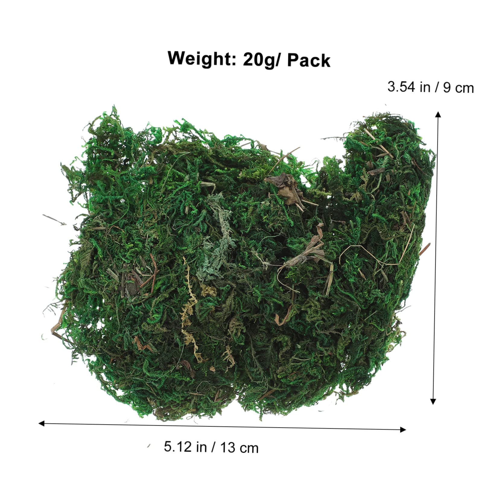 Zerodeko 10pezzi Finto Muschio Verde Artificiale per Decorazione da Giardino e Terrari Confezione da Piante Plastiche Realistiche per Paesaggi e Bonsai