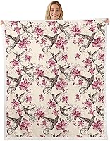 Vista 21 de Sunflower Throw Blanket,Dragonfly Animals Fleece Blanket for Bedroom Decor,Rustic Strawberry Fruit Flowers Super Soft Blankets for Sofa Couch for