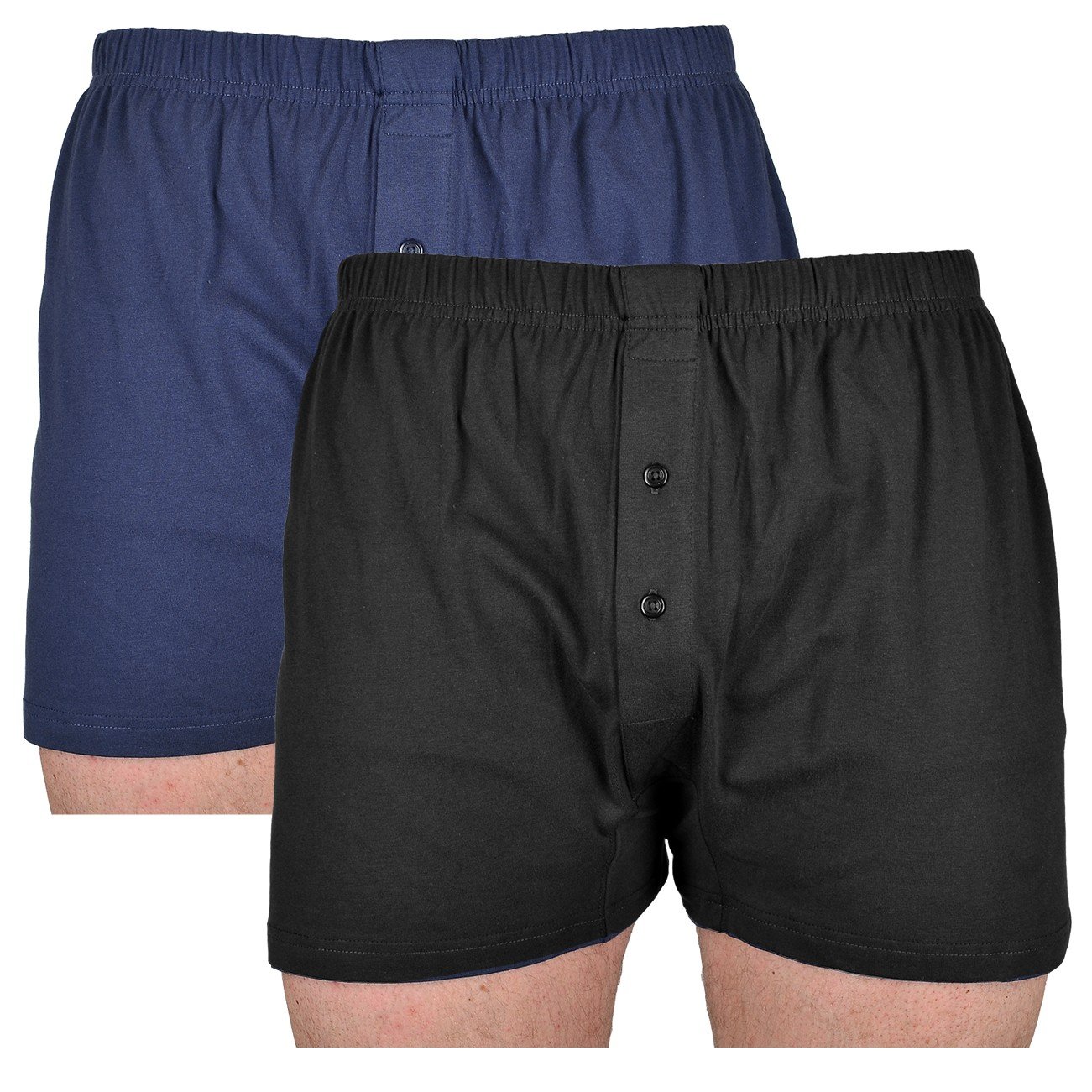 EspionageBig Mens Mens Boxer Shorts Ged Multipack Jersey Twin Pack 2XL 3XL 4XL 5XL 6XL 7XL 8XL