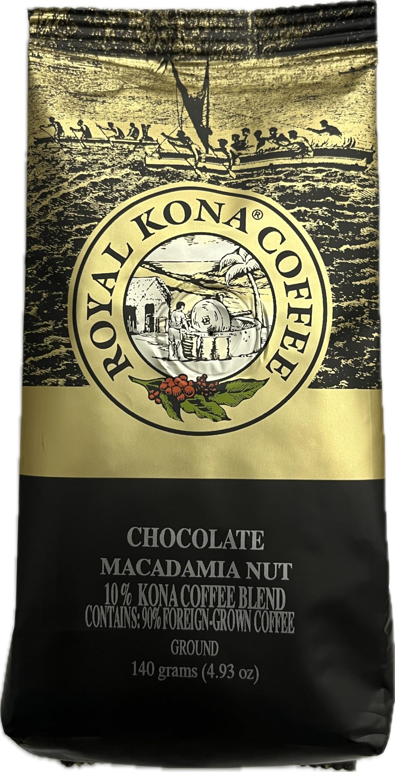 Amazon.co.jp: ロイヤルコナ・バニラマカダミアナッツ 140g×1袋 : 食品