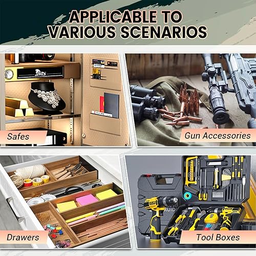 Miniatura 7 de 5 paquetes de deshumidificador seguro para pistola de 1.41 oz reutilizable indicador de gel de sílice desecante - Camuflaje recargable humedad