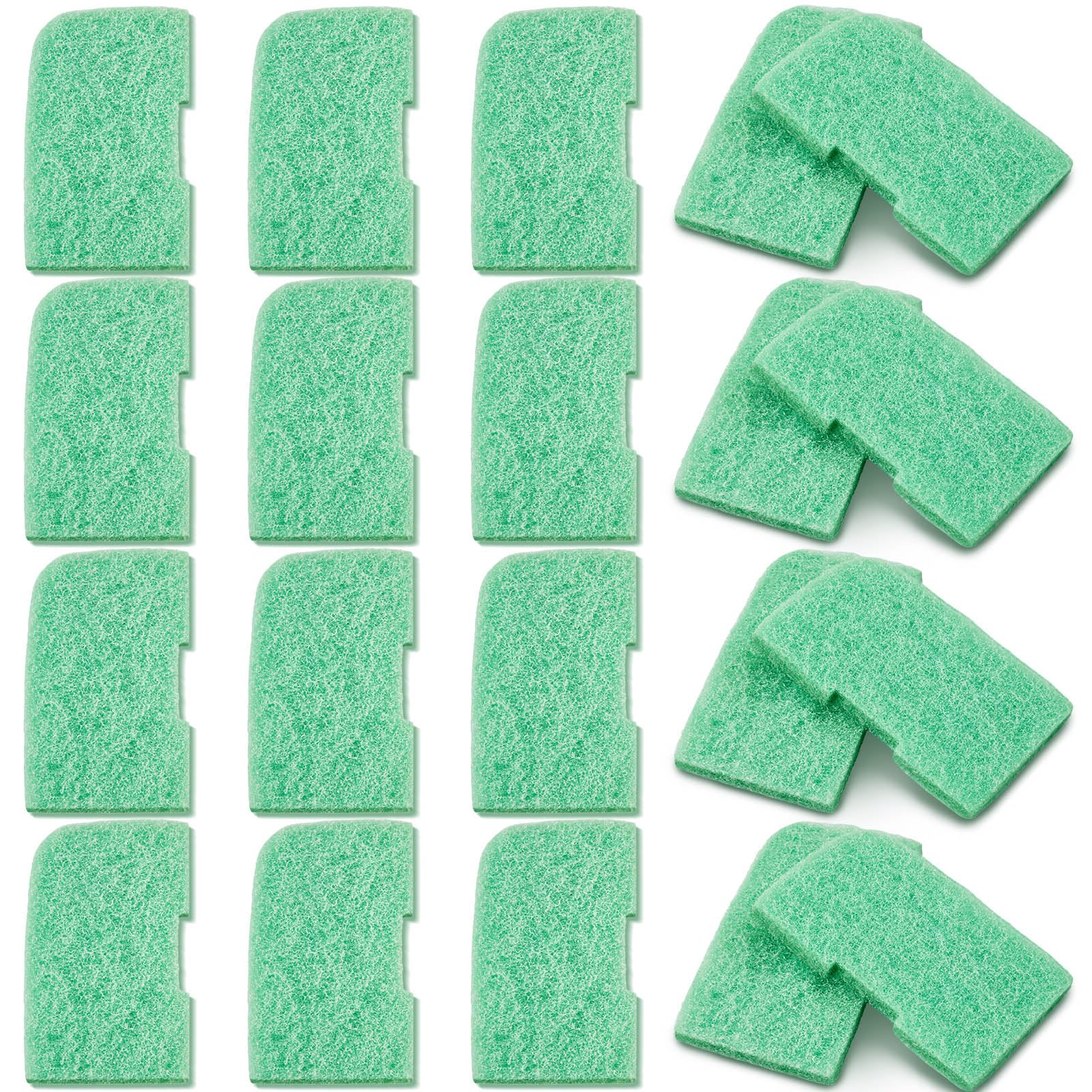 20 Pack Compatible with Fluval 307/407/306/406 Phosphate Remover Pads, Aquarium Canister Filter Media Replacement Pads for Fish Tank (Green)