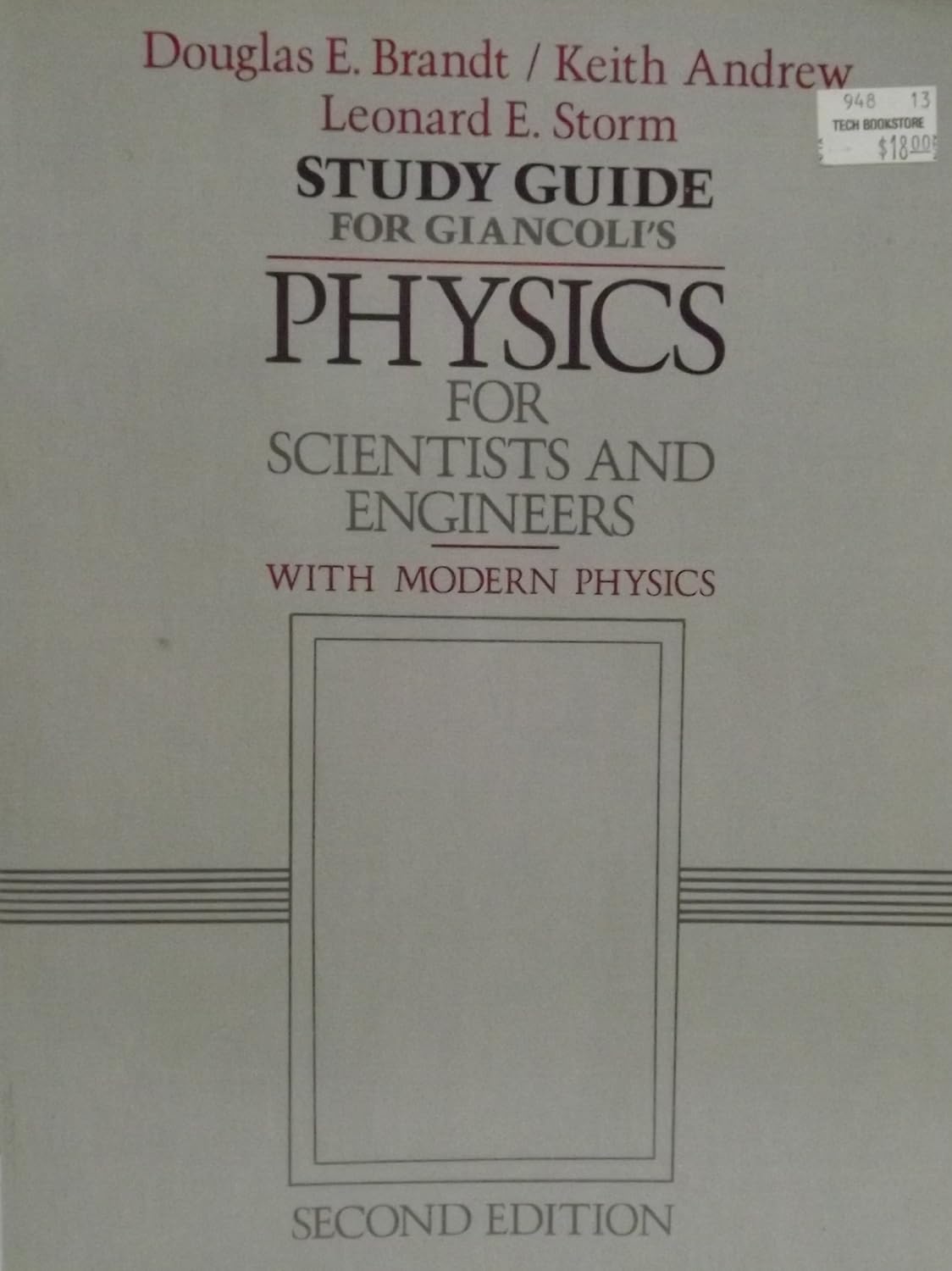 Study Guide for Giancoli's Physics for Scientists and Engineers with
