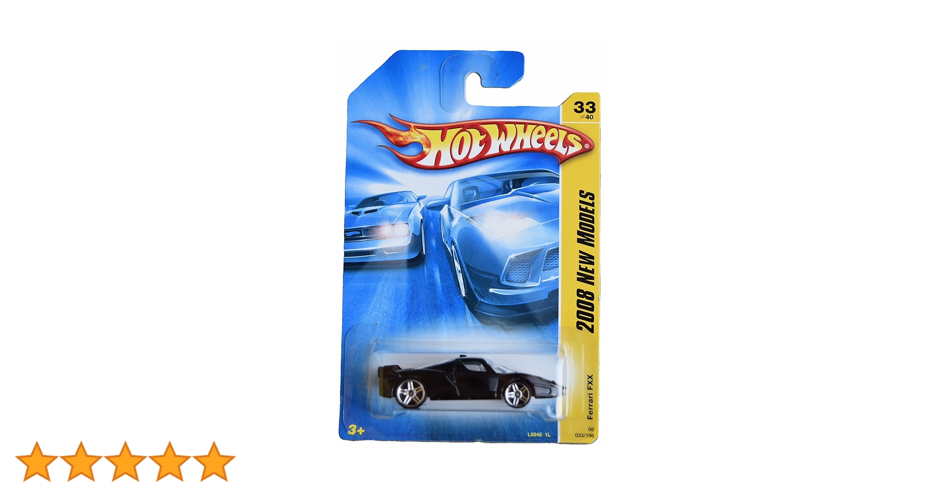 Hot Wheels Ferrari FXX, 2008 First Editions 33/40 [Black