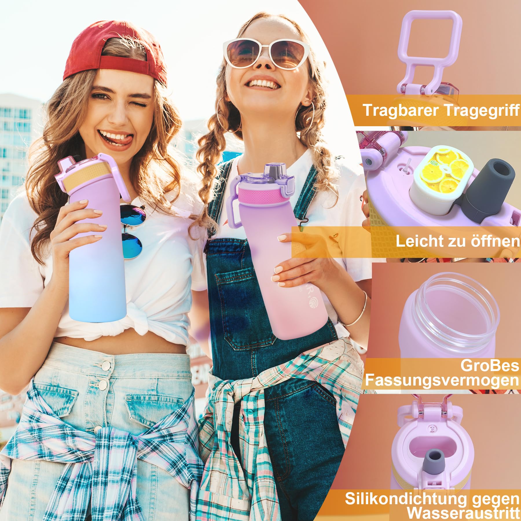 Capsules De Goût Pour Bouteille D'eau, Kit De Démarrage De Bouteille D