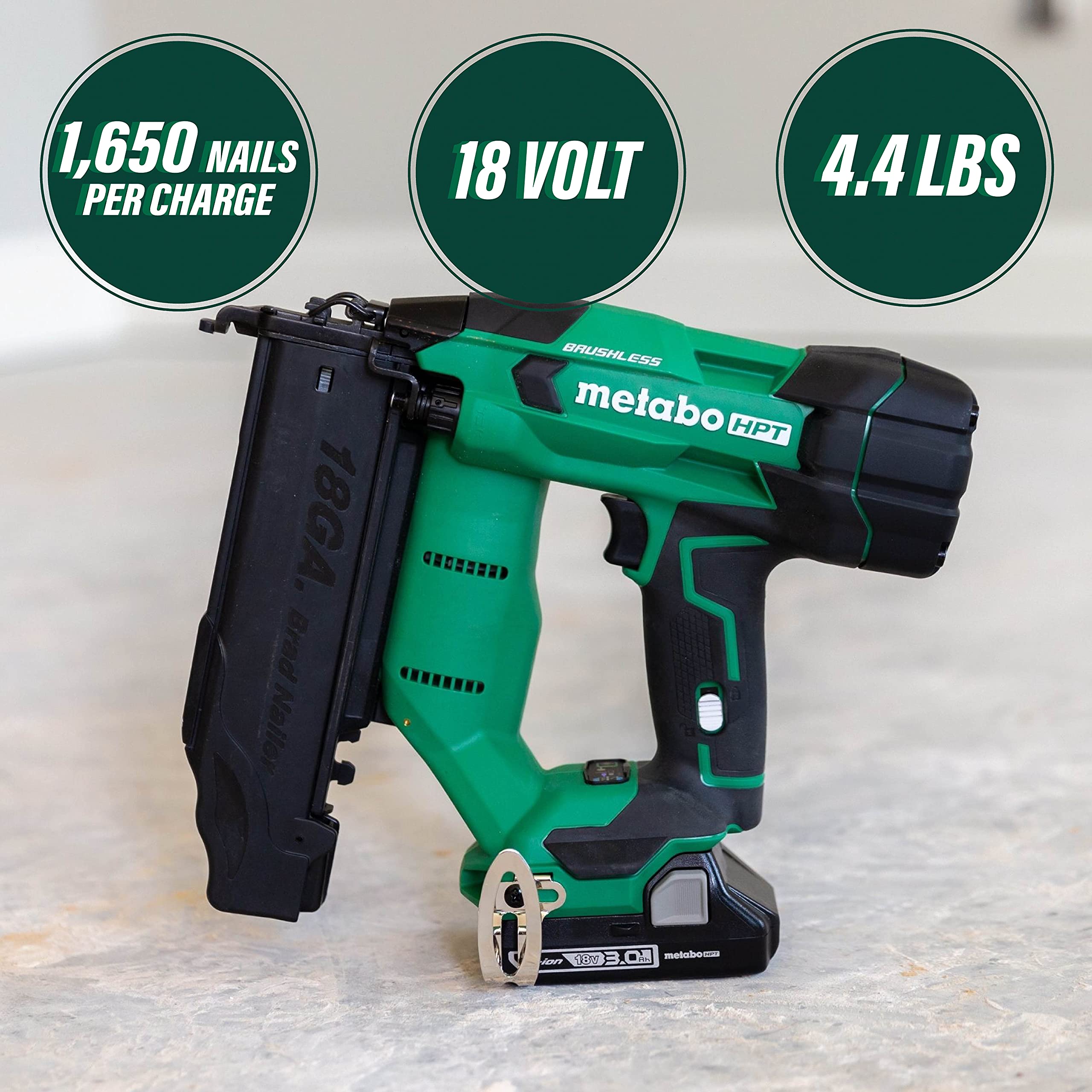 Metabo HPT 18V MultiVolt Cordless Brad 