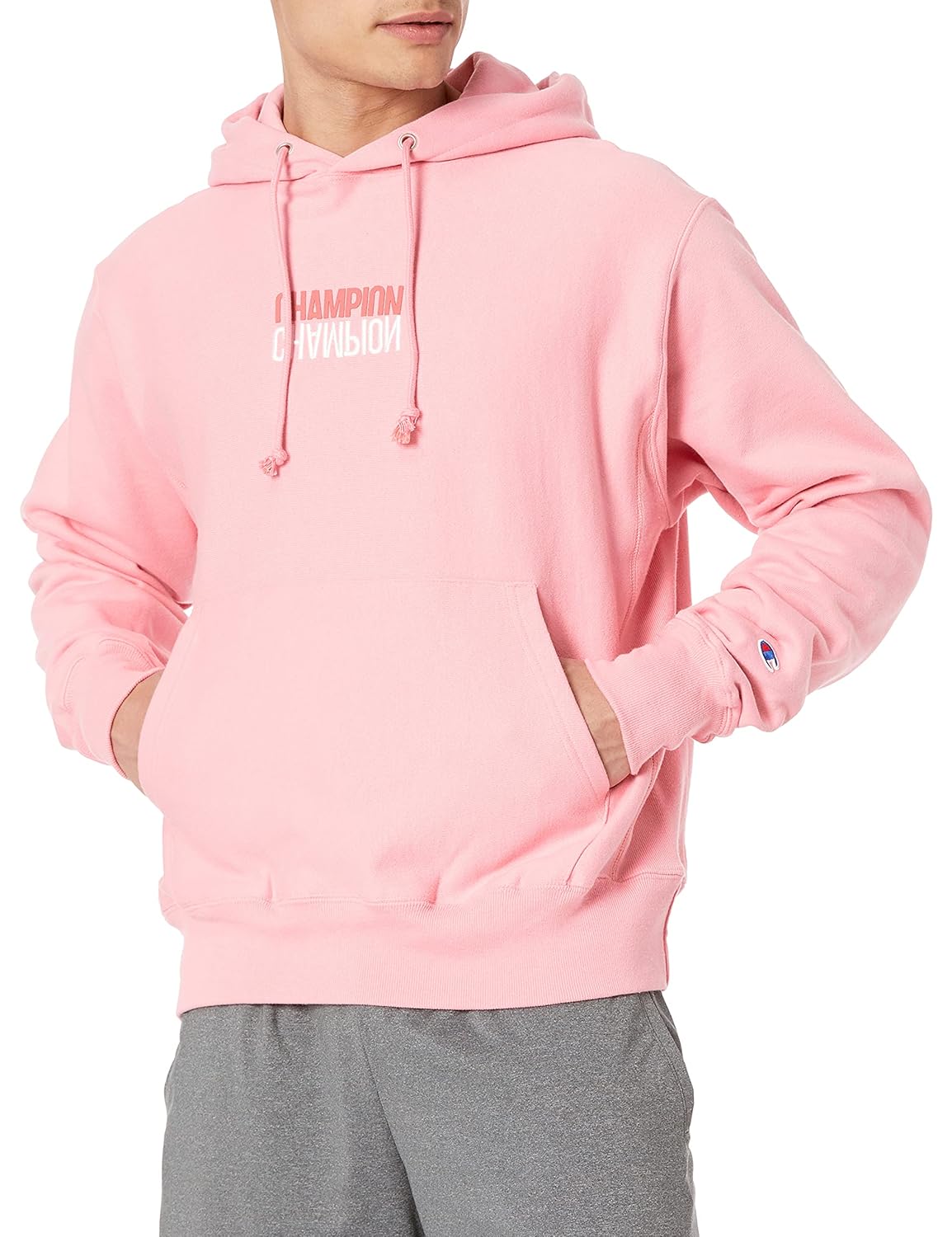 Buy Champion Men's Exclusive USA Reverse Weave, Oxford Gray - Crew Buy Champion Men's Exclusive USA Reverse Weave, Oxford Gray - Crew