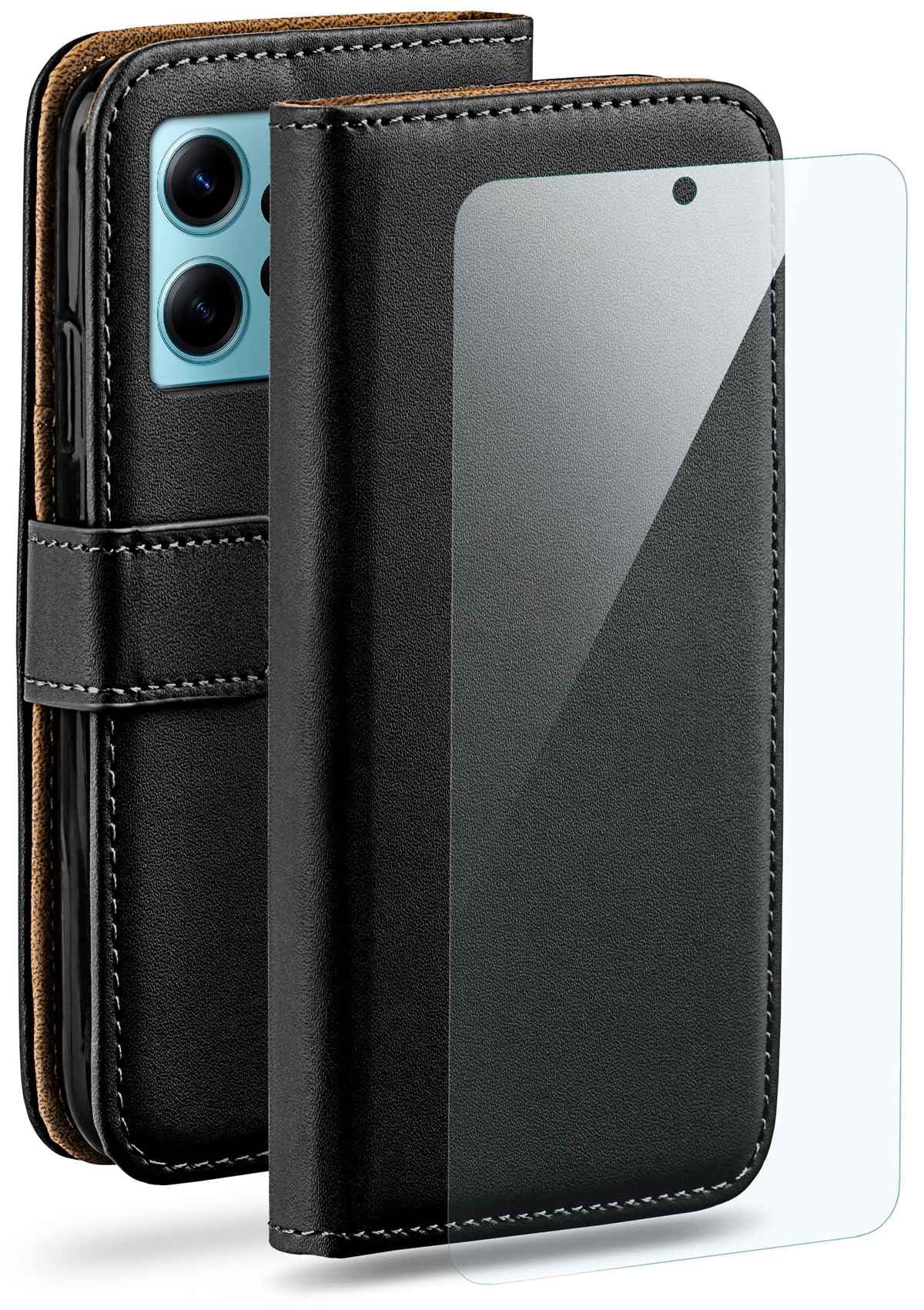 Housse cuir synthétique Xiaomi Redmi Note 12 4G moex finition noire - 8