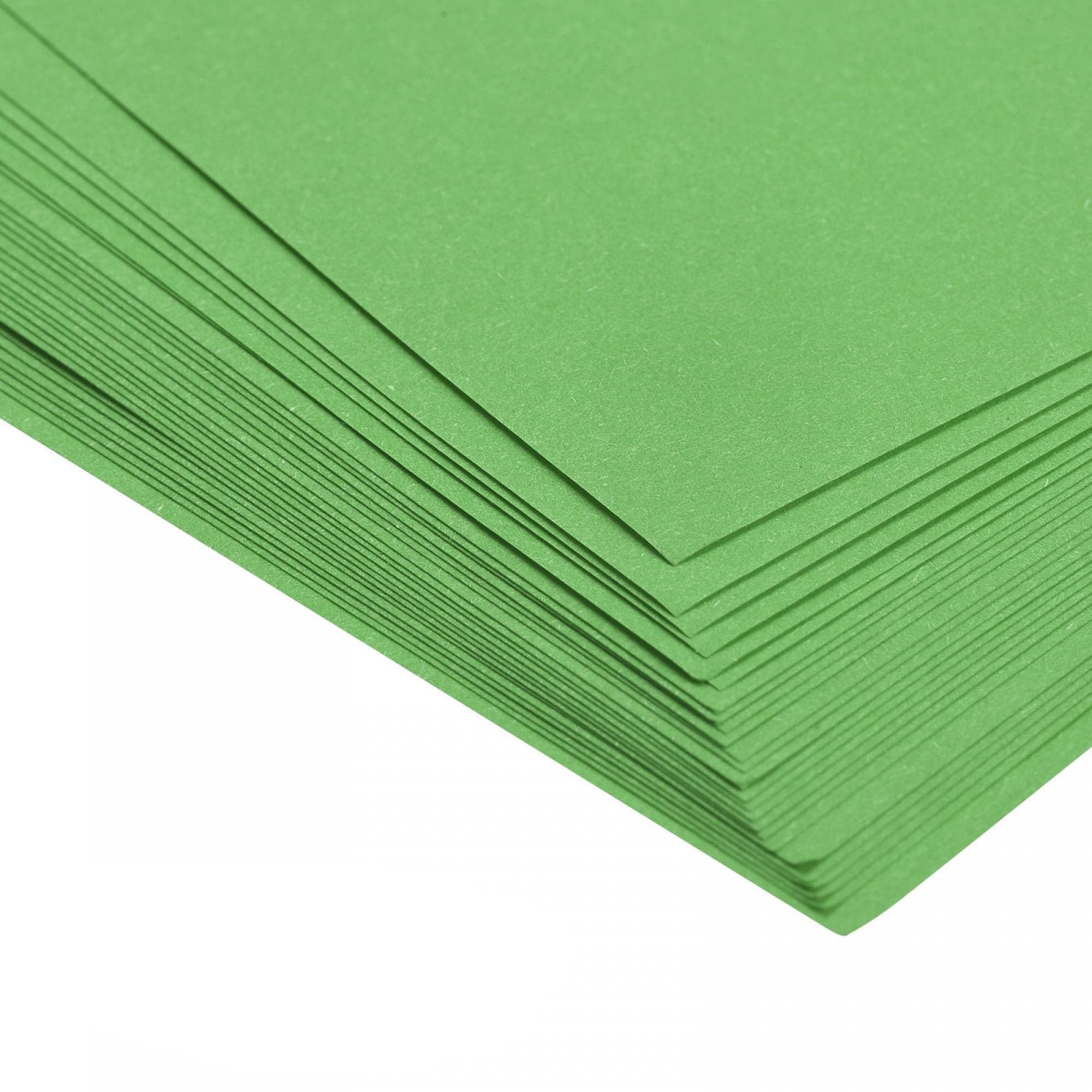 TOP-VIGOR 100 Sheets Coloured Origami Paper, 15cm x 15cm Double Sided, Handmade Craft Papers for DIY Art Crafts, Drawing Cutting, Green - Image 4