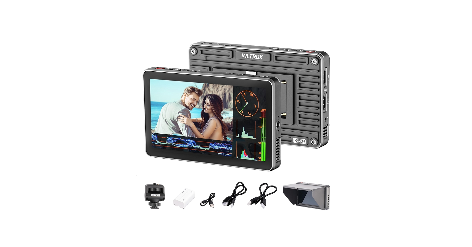 Amazon.com : VILTROX DC-X2 2000Nits Video Field Monitor, 6 Inch
