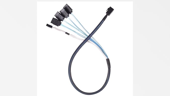 ちょ Amazon.com: SilverStone Technology SFF-8643 to SATA7-Pin