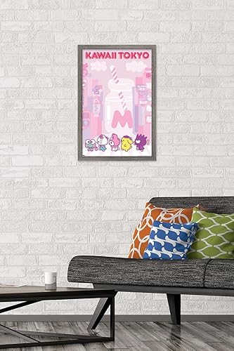 Vista 62 de Trends International Hello Kitty and Friends - Póster de pared Kawaii Tokyo, 22.37 x 34.00 pulgadas, versión enmarcada en blanco