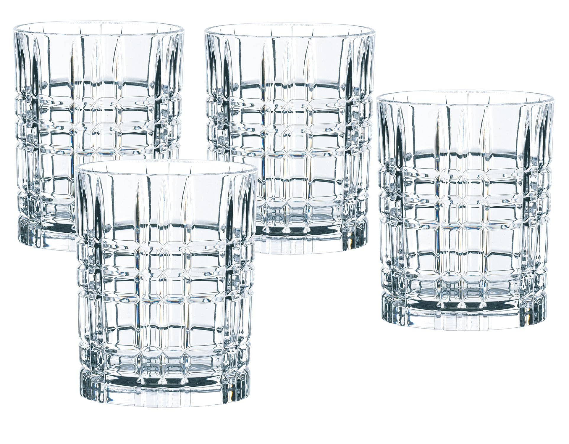 Spiegelau & Nachtmann, Tastes Good 103145 9-Piece Whisky Cup Set, 4 x Whisky Cups (345 ml), 4 x Glass Straws, 1 x Cleaning Brush