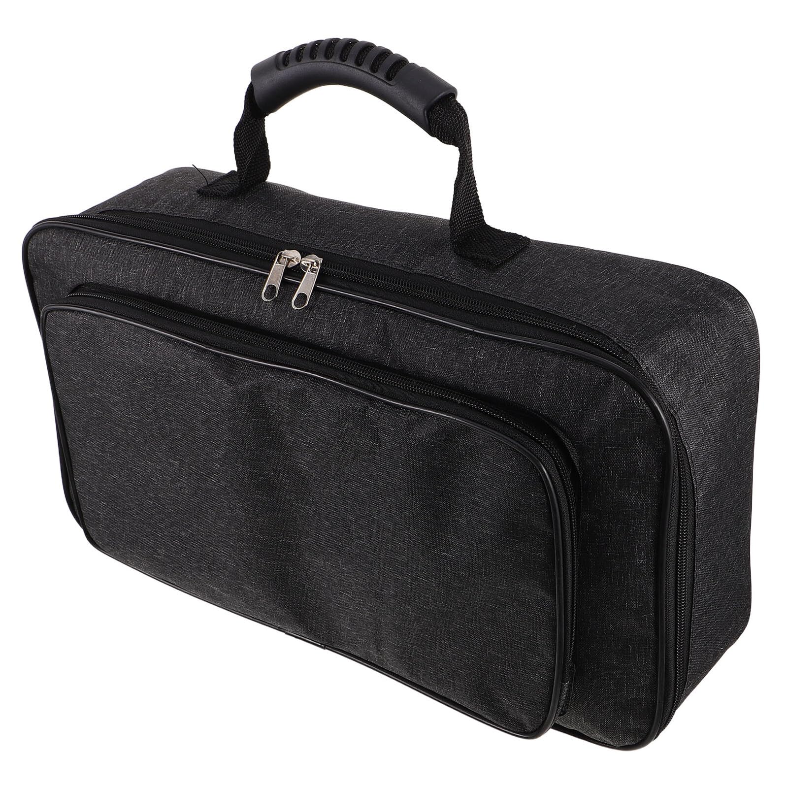 TOYANDONA Tragetasche für Effektpedalboard Pedaltasche aus Hartschale Gitarre Aufbewahrungskoffer mit Tragegurt zum Schutz vor Feuchtigkeit und Stößen