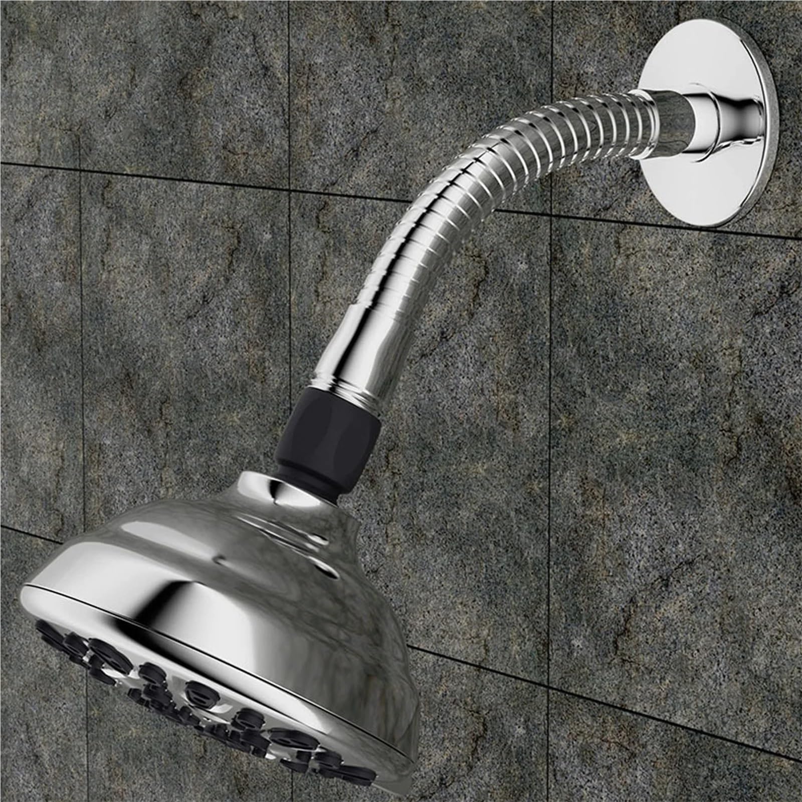 Adjustable Shower Extension Arm Head with Rotating Swiveling for Bathroom for Bathroom