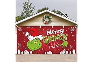 Grinchmas Garage Door Banner