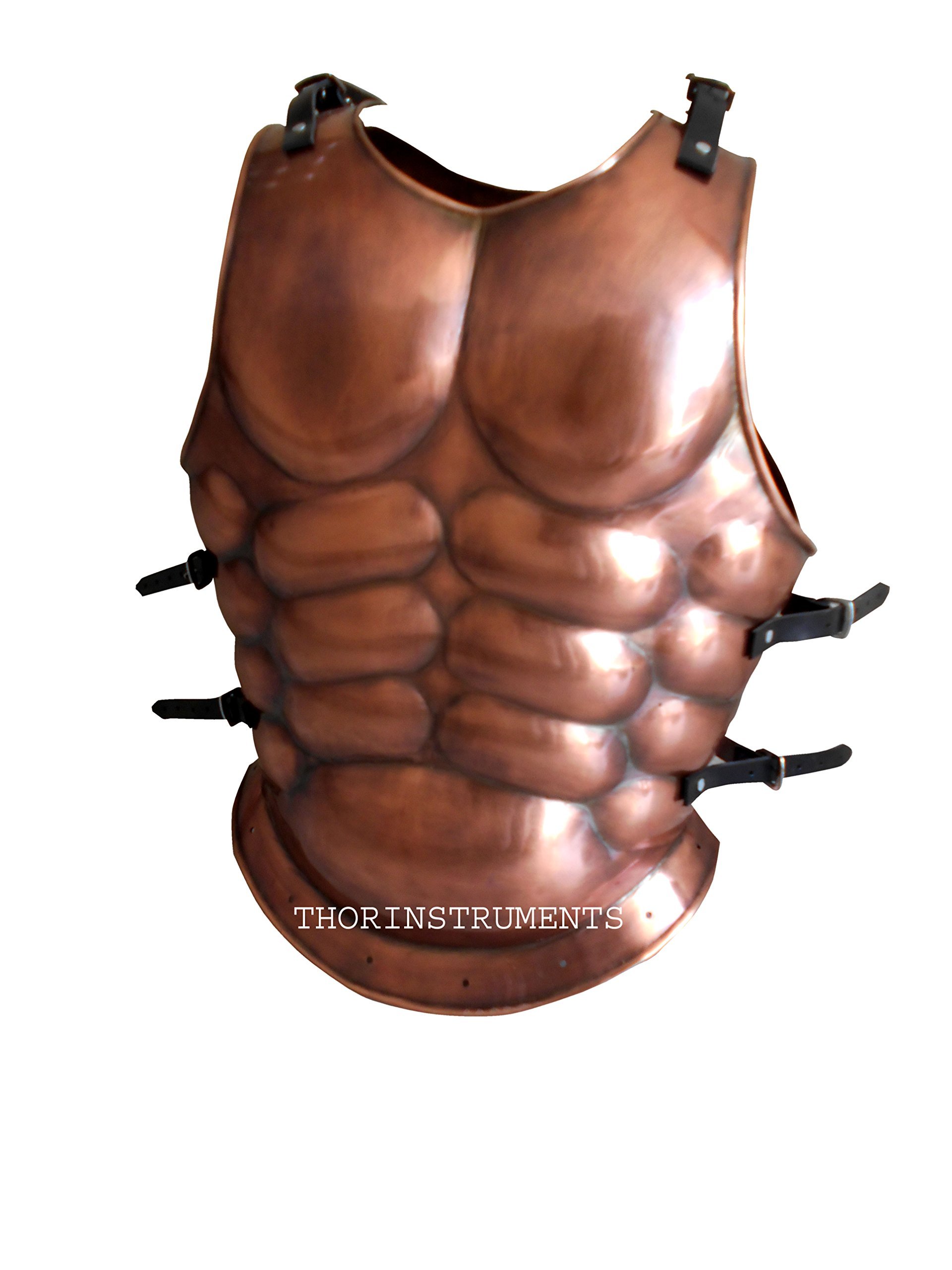 Thor Instruments.Co Armure spartiate 300 torse muscle en cuivre antique