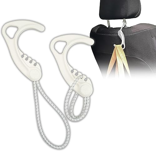 Miniatura 7 de 8TIMBER Gancho de engranaje negro, paquete de 5, ligero + versátil gancho en S para mochilas y almacenamiento de armario, mosquetón S alternativa