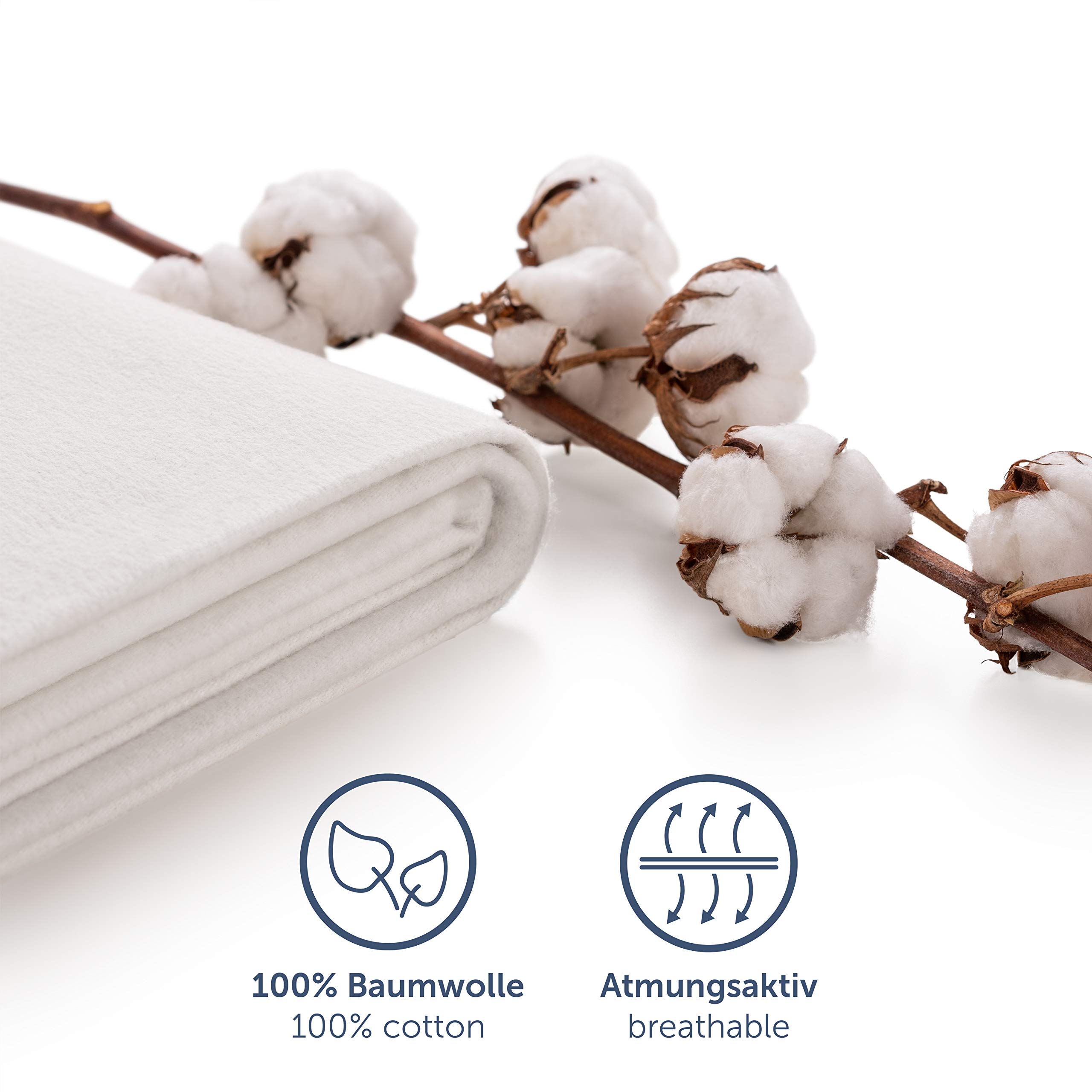 Blumtal Premium 2er Set Frottier Handtücher 50x100cm - Handtücher Set